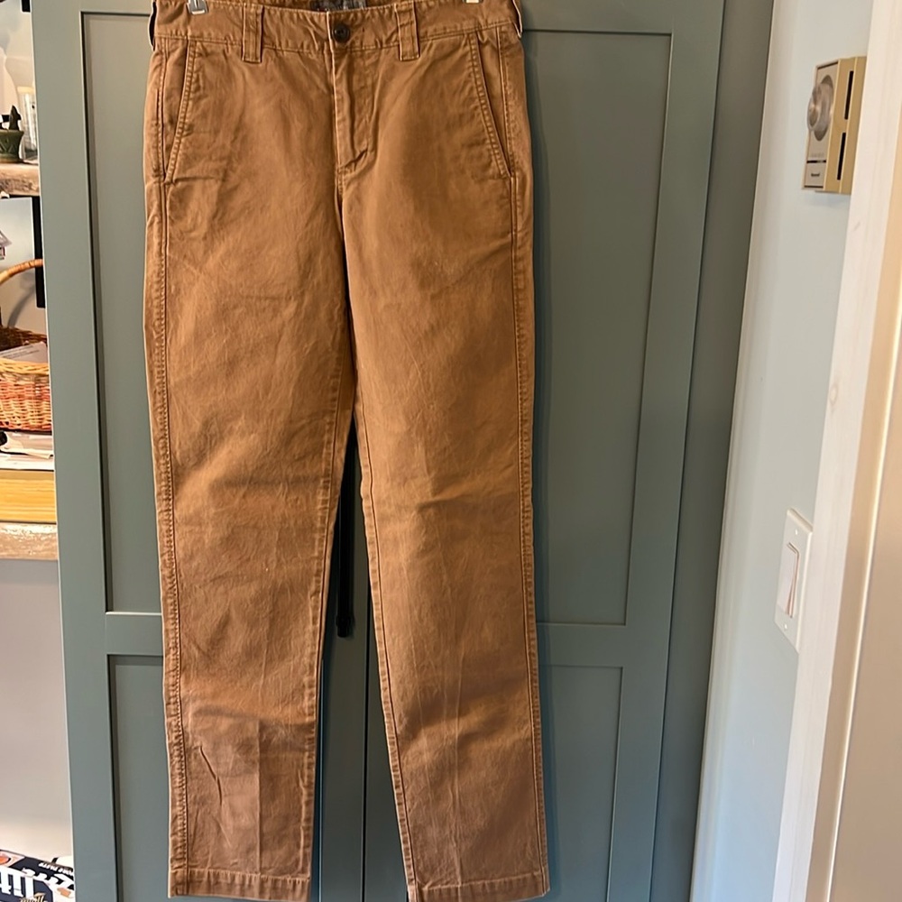 LL Bean Signature Canvas Cloth Stretch M’s 30x34 Brown